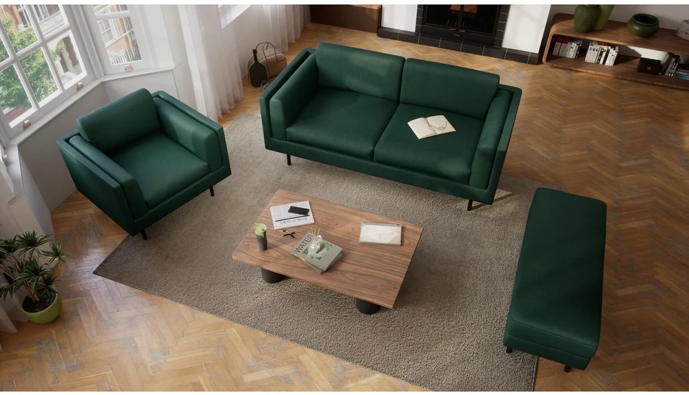 Citysofa Fotelis Chelsea - Žalia