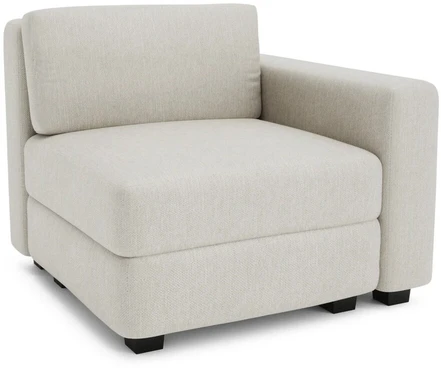 Citysofa Galinis modulis GRACIA - Kreminė smėlio