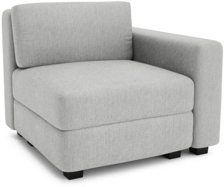 Citysofa Galinis modulis GRACIA - Pilka
