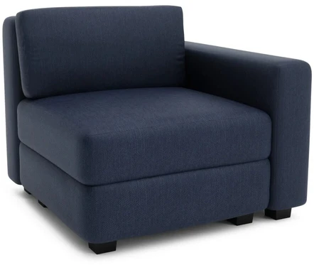 Citysofa Galinis modulis GRACIA - Tamsiai mėlyna