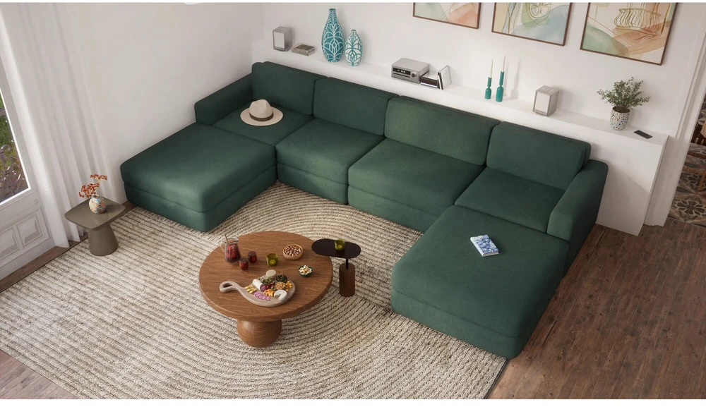 Citysofa Galinis modulis GRACIA - Žalia