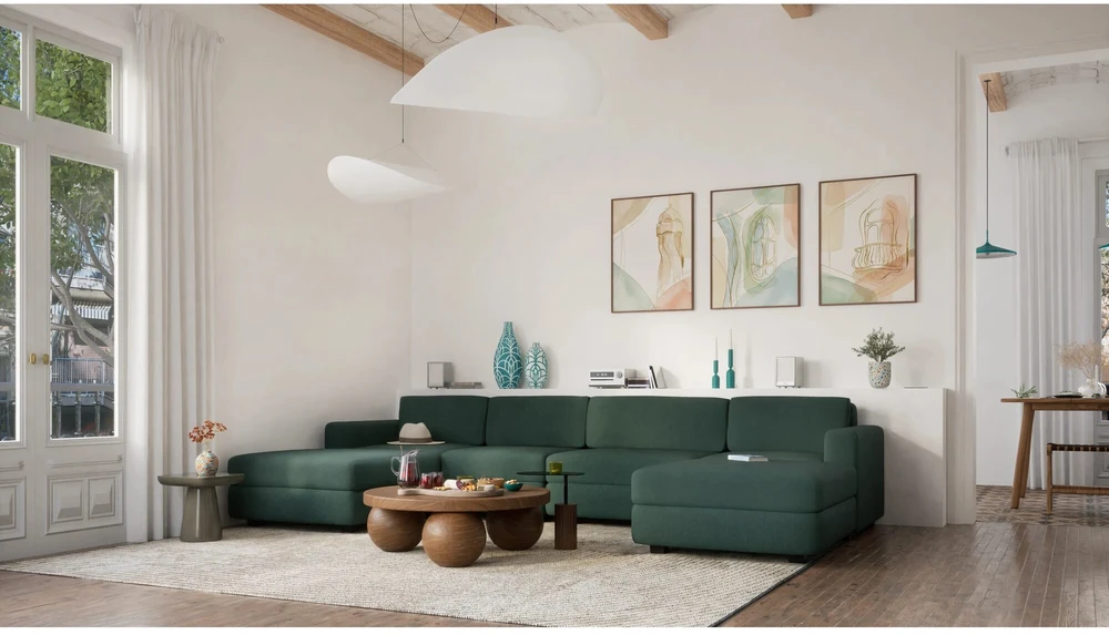 Citysofa Galinis modulis GRACIA - Žalia