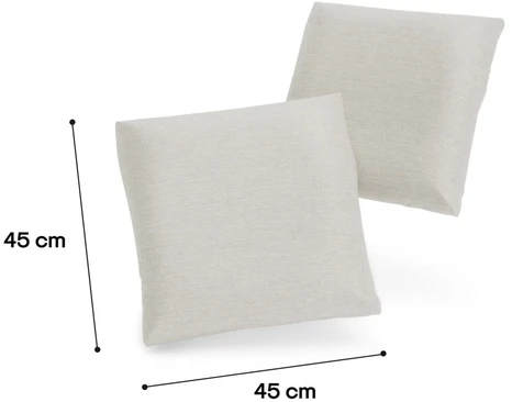 Citysofa Pagalvėlės GRACIA, 2 vnt. - Kreminė smėlio