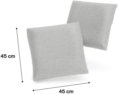 Citysofa Pagalvėlės GRACIA, 2 vnt. - Pilka