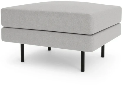 Citysofa Pufas CHELSEA - Sidabro