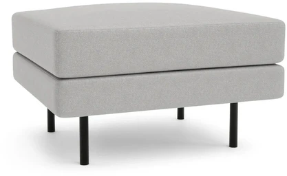 Citysofa Pufas CHELSEA - Sidabro