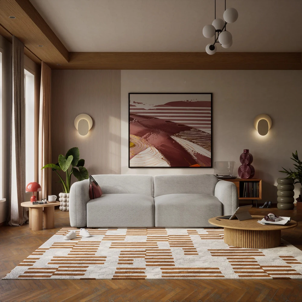 Citysofa Sofa-lova Norrebro - Sidabro
