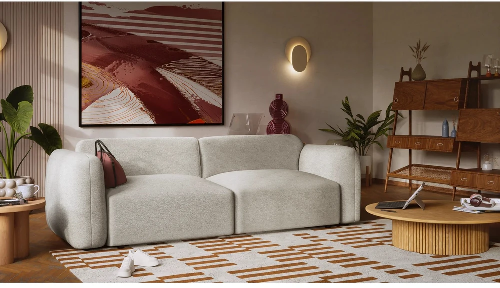 Citysofa Sofa-lova Norrebro - Sidabro