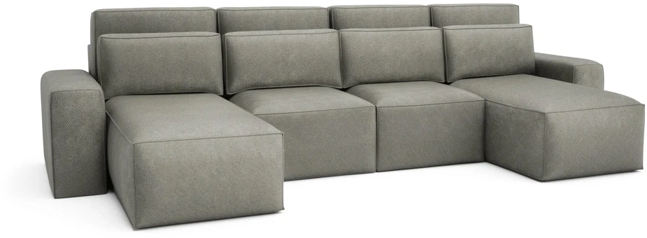 Citysofa U formos kampinė sofa-lova Jordaan - Pelenų