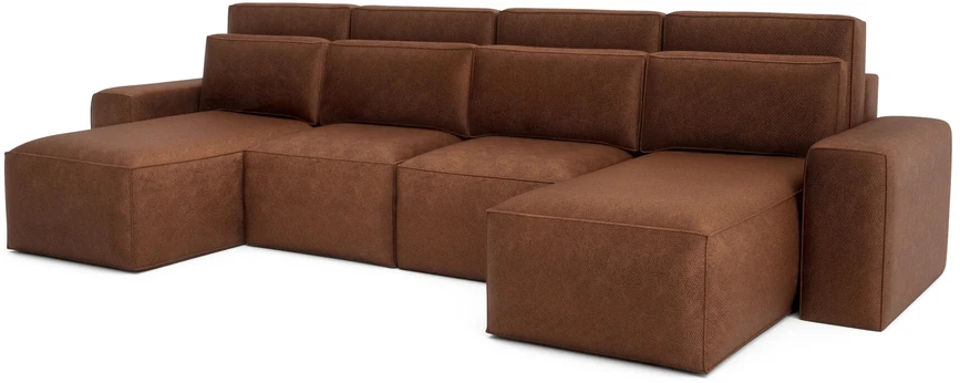 Citysofa U formos kampinė sofa-lova Jordaan - Plytų