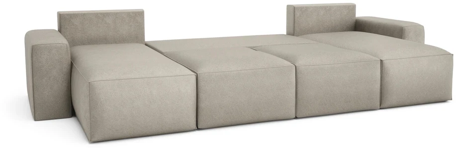 Citysofa U formos kampinė sofa-lova Jordaan - Kreminė