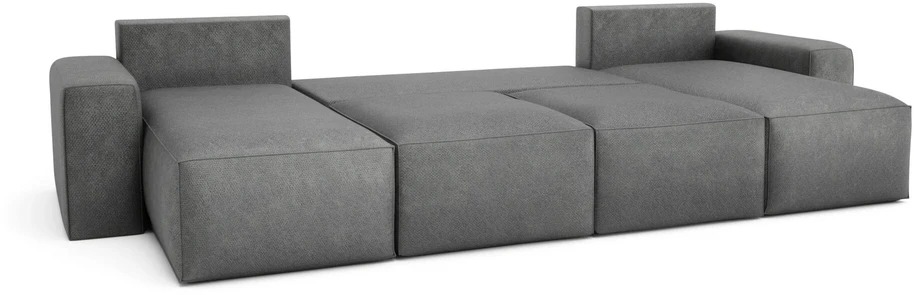 Citysofa U formos kampinė sofa-lova Jordaan - Pilka