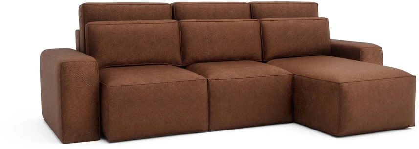 Citysofa Universali kampinė sofa-lova Jordaan - Plytų