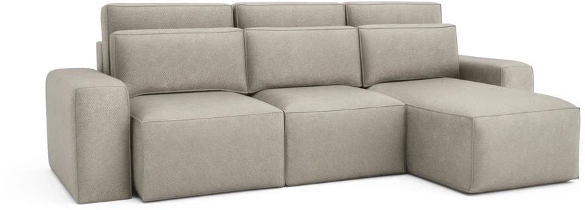 Citysofa Universali kampinė sofa-lova Jordaan - Kreminė
