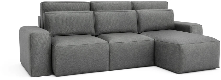 Citysofa Universali kampinė sofa-lova Jordaan - Pilka