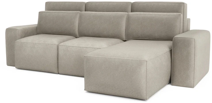 Citysofa Universali kampinė sofa-lova Jordaan - Kreminė