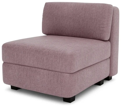 Citysofa Vienetinis modulis GRACIA - Dulsvai rožinė