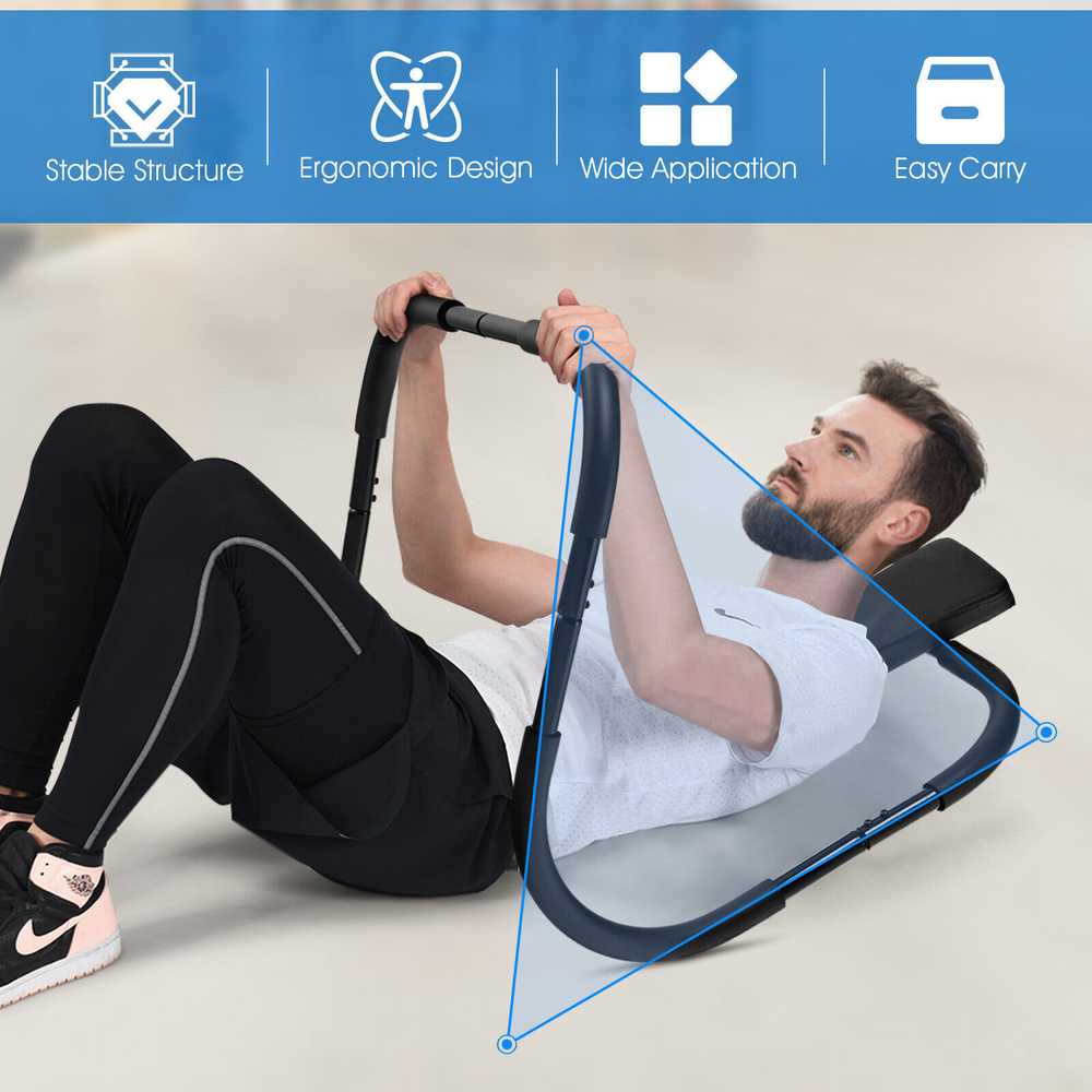 Promotions AB treniruoklis, 72.4x72.4x63.5 cm, Juoda Balta