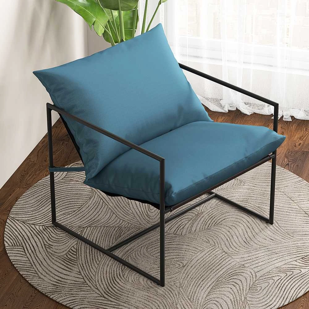 Promotions Akcentinė kėdė, 71,1x71,1x61 cm, tamsiai mėlyna
