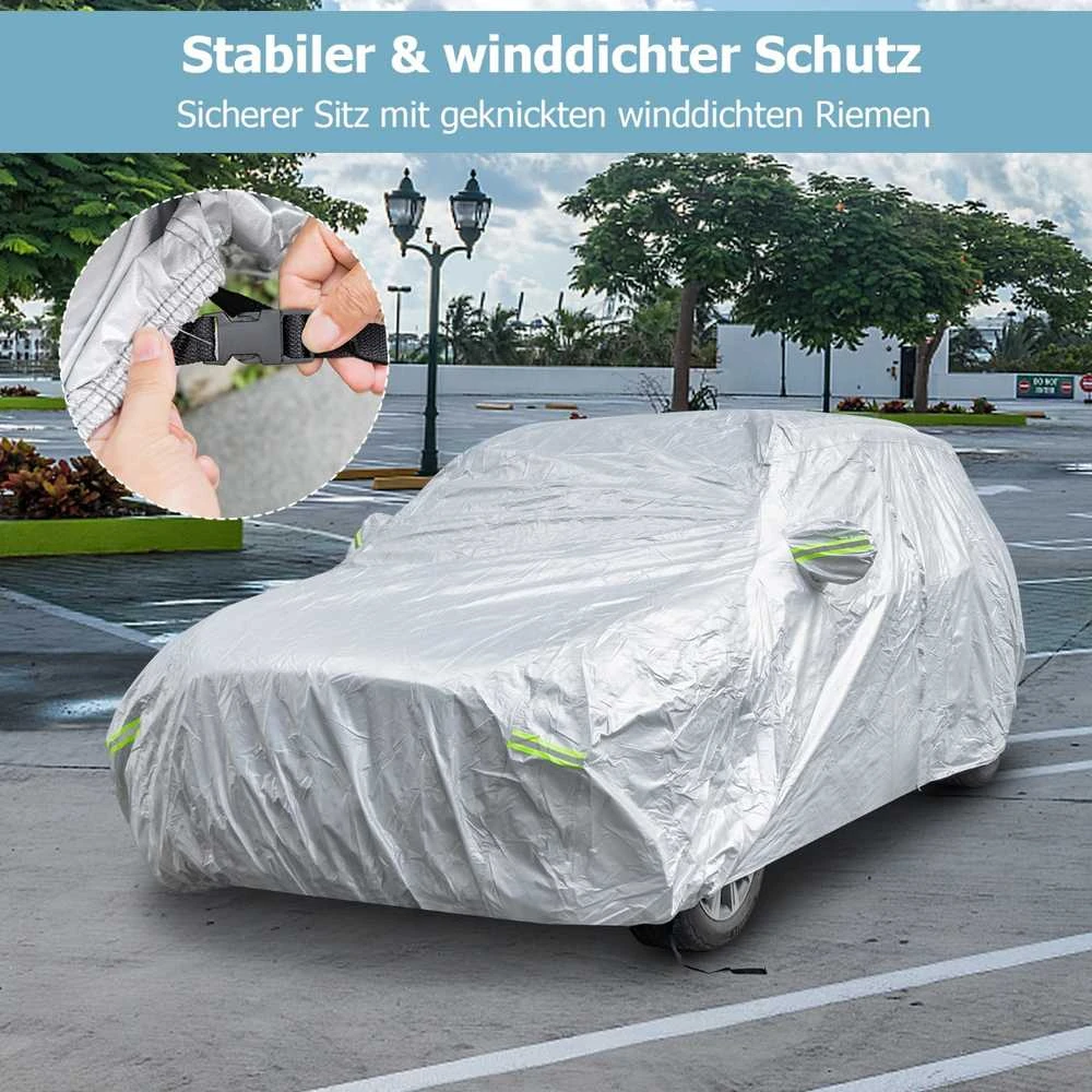 Promotions Automobilio uždangalas, 483x191x153 cm, sidabrinė