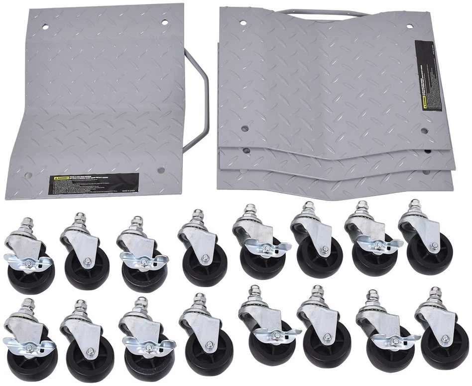 Promotions Padangų ir ratų vežimėlių rinkinys, 41,3x30,2x11,4 cm, pilka, plienas