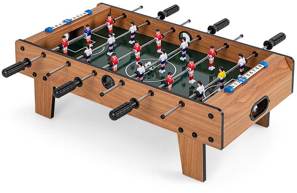Promotions Stalo futbolas, 69x36x24 cm, natūralus