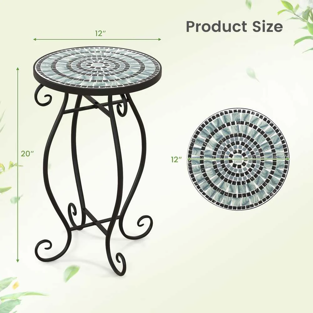 Promotions Vazonų stovėklas, 30.5x30.5x50.8 cm, juoda ir mėlyna
