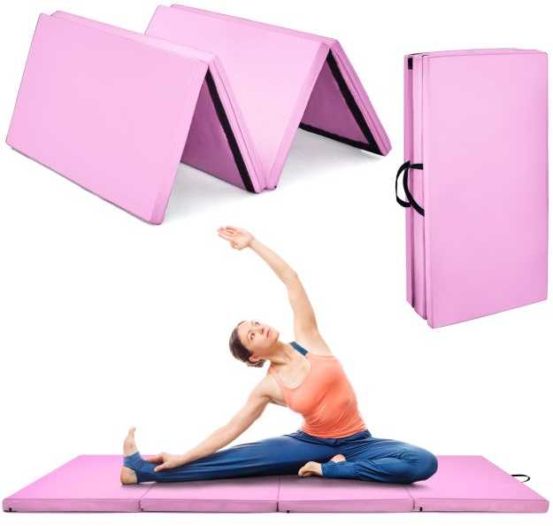 Promotions Gimnastikos kilimėlis, 240x116x5 cm, Rožinis