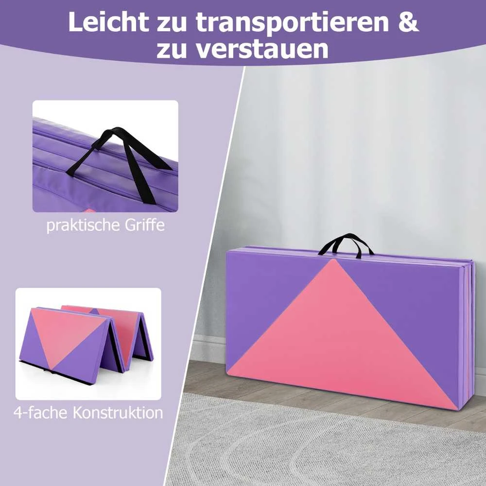Promotions Grindų kilimėlis, 240x117x5 cm, Violetinė