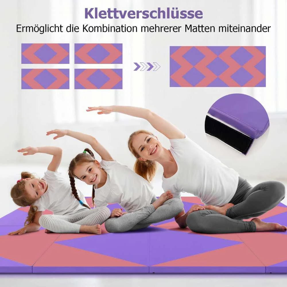 Promotions Grindų kilimėlis, 240x117x5 cm, Violetinė