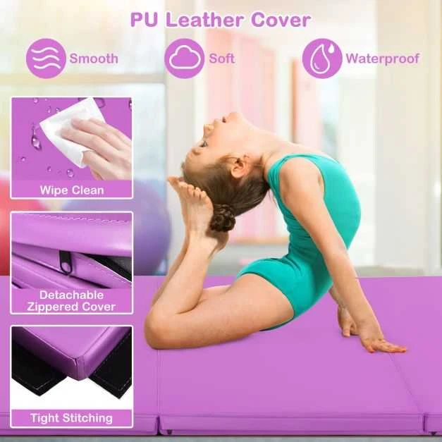 Promotions Gimnastikos čiužinys, 243.8x121.9x5.1 cm, Violetinė