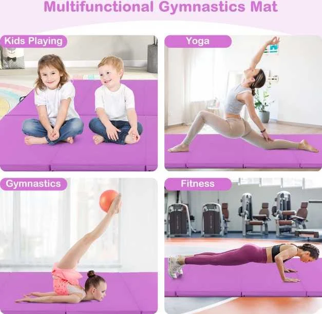 Promotions Gimnastikos čiužinys, 243.8x121.9x5.1 cm, Violetinė