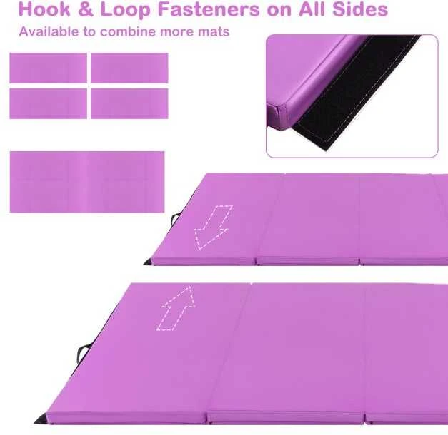Promotions Gimnastikos čiužinys, 243.8x121.9x5.1 cm, Violetinė