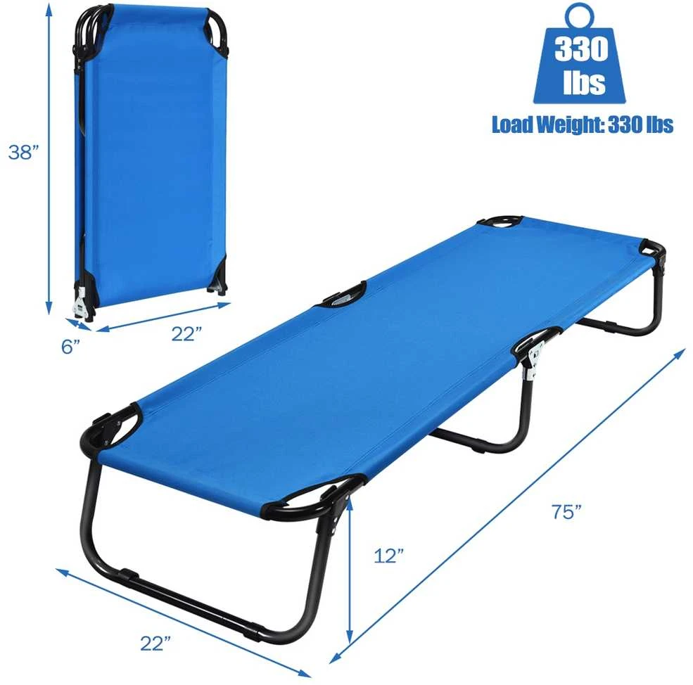 Promotions Lauko lovelė, 191x56x31 cm, Mėlyna