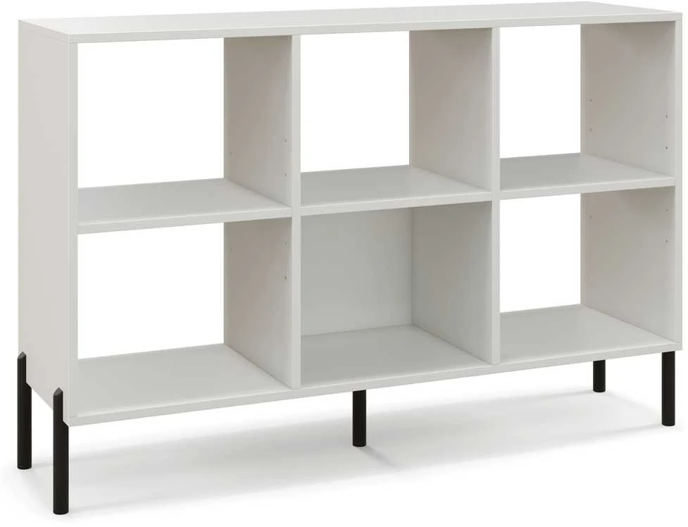 KNYGA Promotions Knygų lentyna su stalčiumi, 119,4x35,6x80 cm, balta