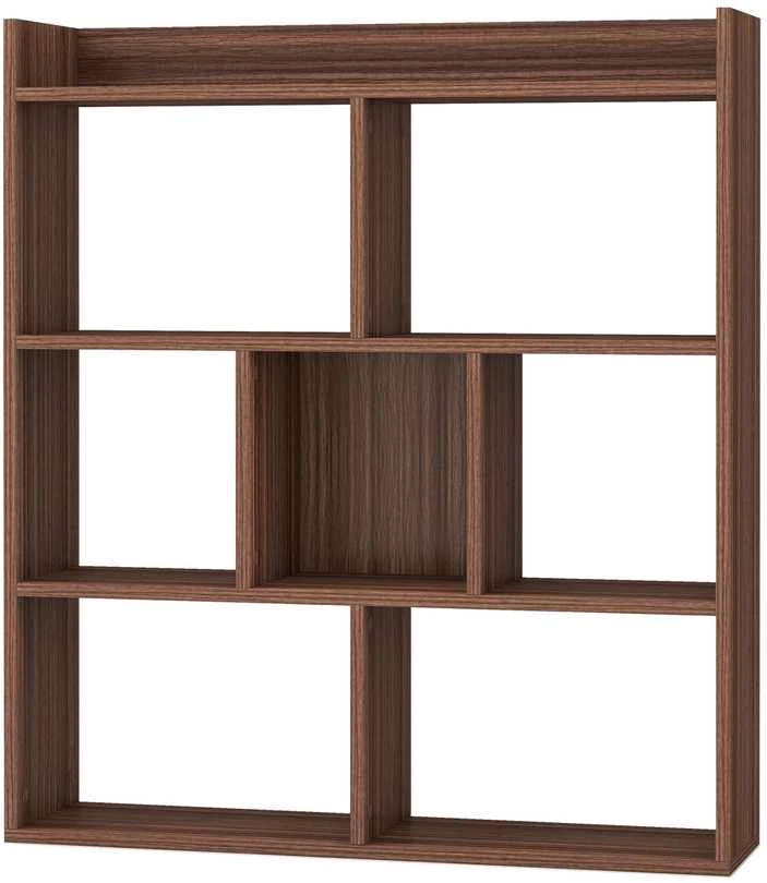 KNYGA Promotions Knygų lentyna, 7 kubai atvira nugara, 80x20x90 cm, natūrali
