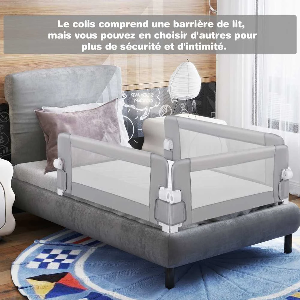 Promotions Vaikiška lovos apsauga, 105x38x43 cm, Pilka