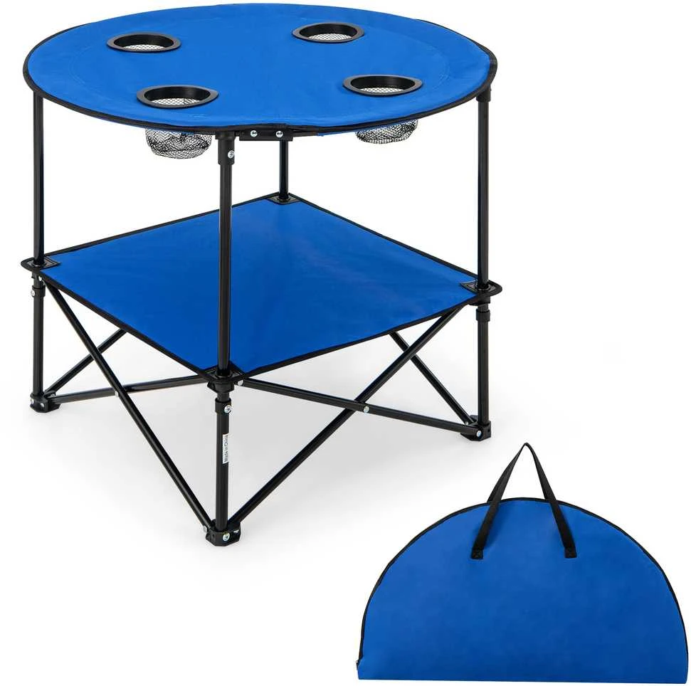 Promotions Nešiojamas pikniko stalas, 72.4x59.7 cm, Mėlynas