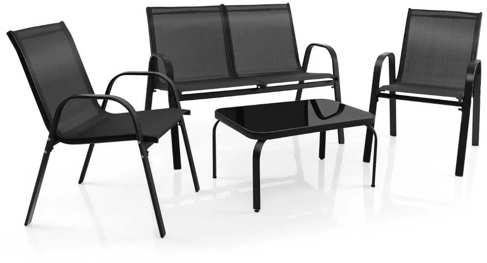 Promotions Lauko baldų komplektas, 51x71x35 cm, Pilka