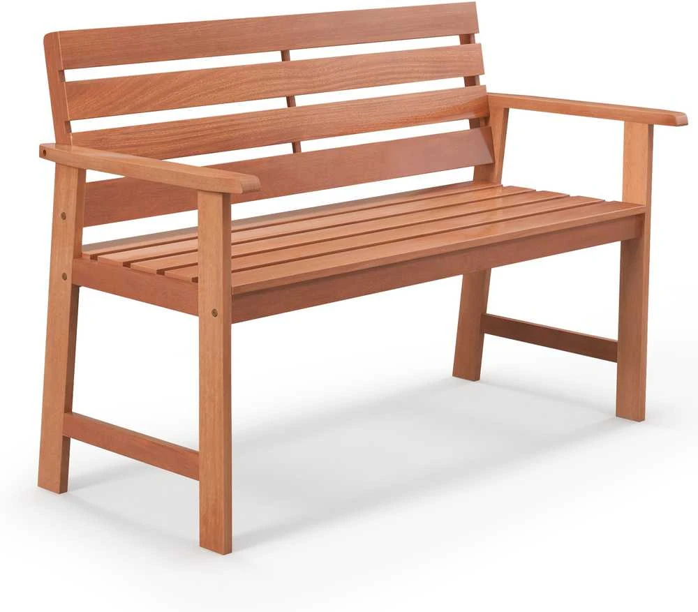 Promotions Lauko suoliukas, Kietmedis, 122x63,5x83,8 cm, Natūralus