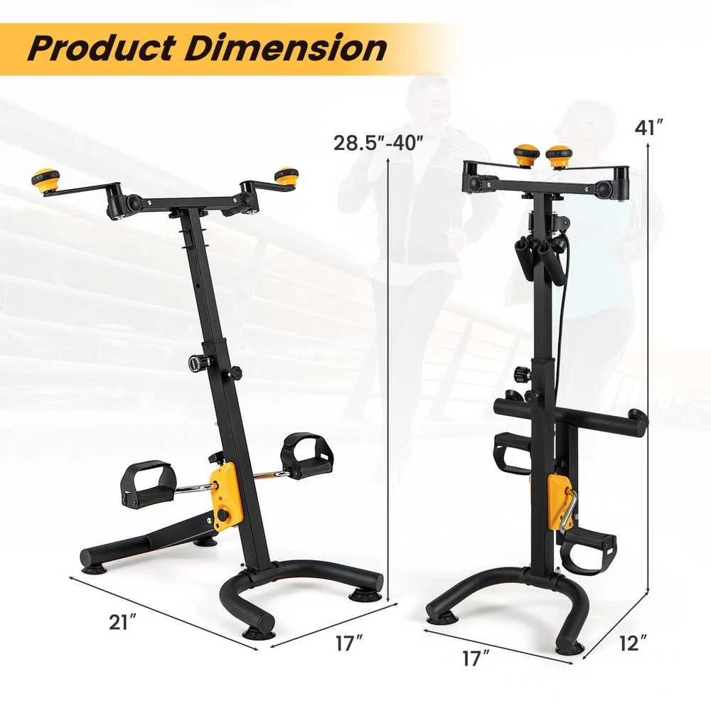 Promotions Pedalas treniruoklis, 53.3x43.2x72.4-101.6 cm, Juoda Geltona