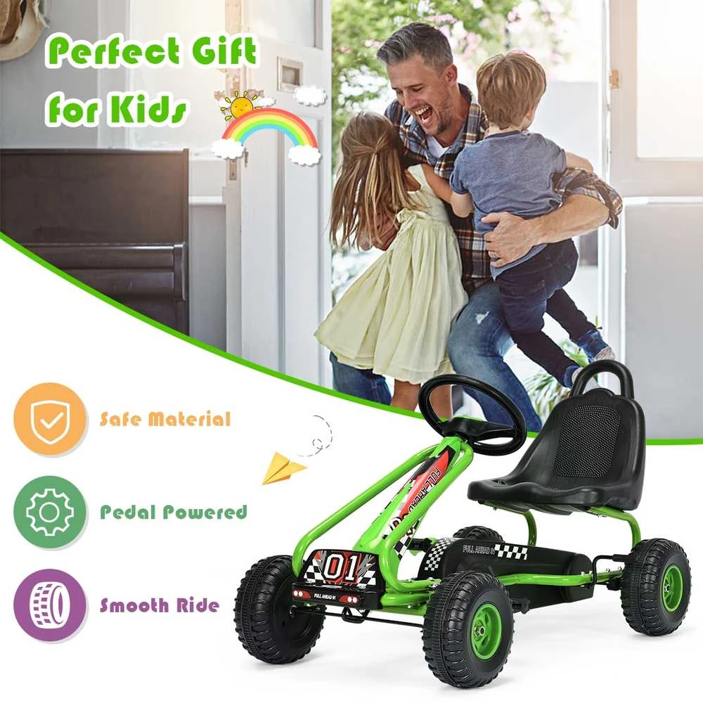 Promotions Važiuoklė su pedalais, 91.4x50.8x53.3 cm, žalia