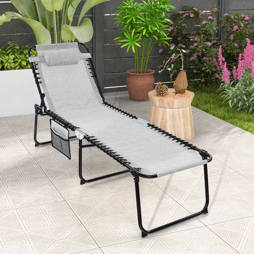 Promotions Gultas saulės vonioms, 168x69x41 cm, Pilka