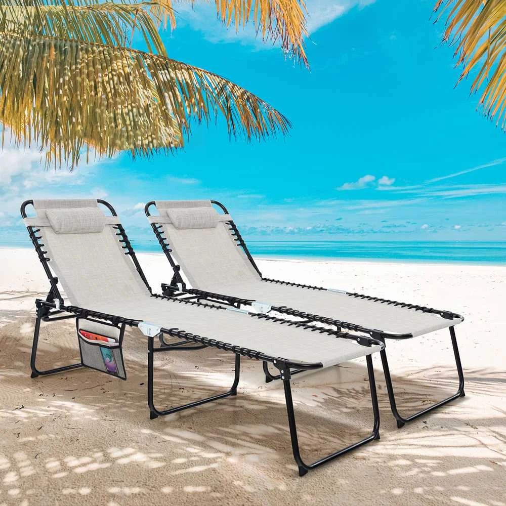 Promotions Gultas saulės vonioms, 168x69x41 cm, Pilka
