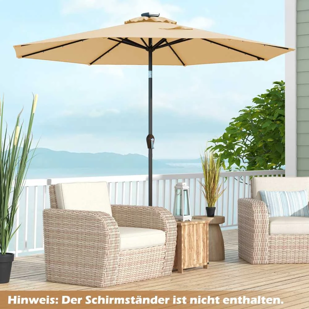 Promotions Kryžminis skėtis, 300x300x250 cm, smėlio spalvos