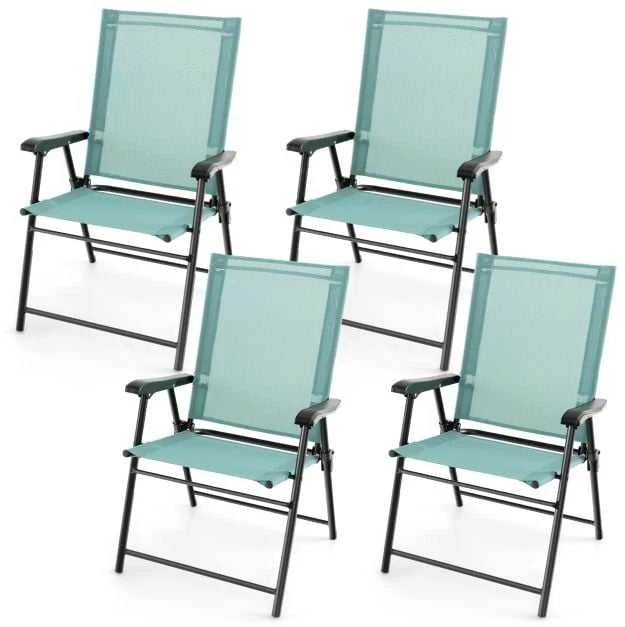 Promotions Sulankstomos sodo kėdės, 60x65x93 cm, mėlynos spalvos