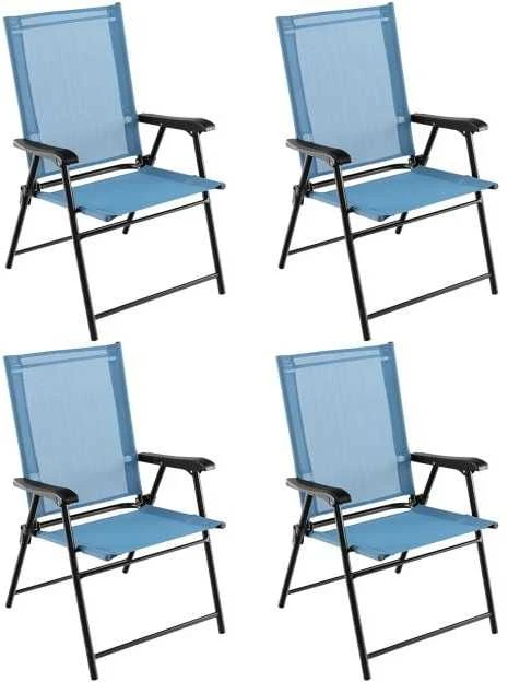 Promotions Sulankstoma sodo kėdė, 60x65x93 cm, mėlyna
