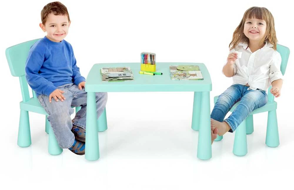 Promotions Vaikiškas stalo rinkinys, 76.5x54.5x49.5 cm, Mėlynas