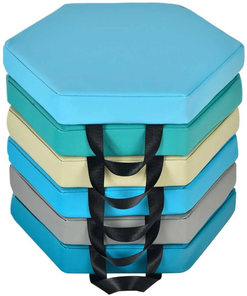 Promotions Vaikiškos Kėdžių Pagalvėlės, Rinkinys iš 6, 38x34x5 cm, Mėlyna