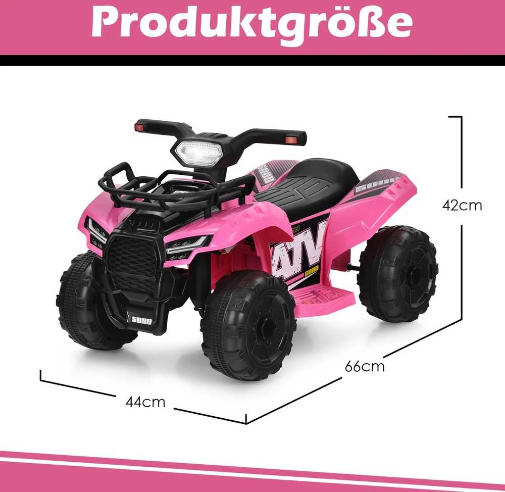 Promotions Elektrinis vaikų keturratis, 44x66x42 cm, žalias
